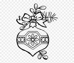 Christmas Ornament - Ornament Coloring Pages Clipart (#94385 ...
