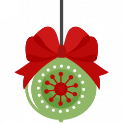 Christmas ornament scrapbook cut file cute clipart files for ...