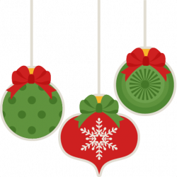 Christmas Ornament Set scrapbook cut file cute clipart files for ...