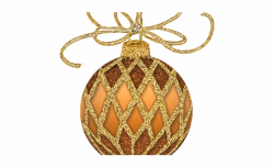 Graphic Free Christmas Ornaments Images Clipart - Gold And Red ...