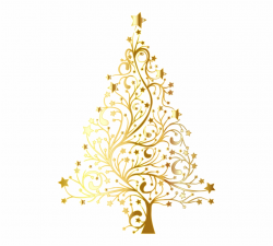 Christmas Tree Christmas Ornament Clip Art Christmas - Gold ...
