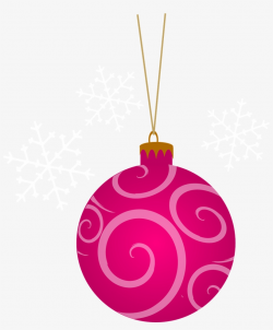 Clipart Pink Christmas Tree - Pink Christmas Ornaments Vector - Free ...