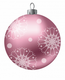 Pink Christmas Balls Clipart Free PNG Images & Clipart Download ...