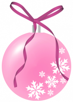 PINK CHRISTMAS ORNAMENT CLIP ART | CHRISTMAS - IN PINK | Pink ...