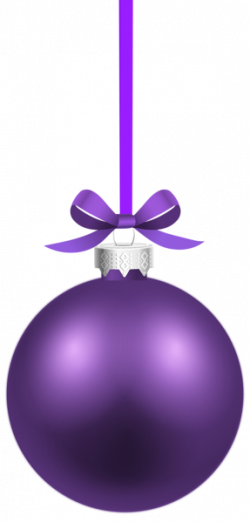 Pin by Kim Heiser on Christmas Clipart | Purple christmas ornaments ...