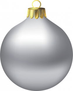 Transparent Christmas Silver Ornament Clipart | Ornaments ...
