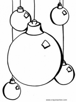 Hanging christmas ornament clipart black and white - Clip Art Library