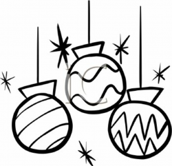 Christmas Ornament Clipart Black And White | Clipart Panda - Free ...
