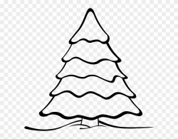 Free Vector Graphic - Christmas Tree Black And White Clipart ...