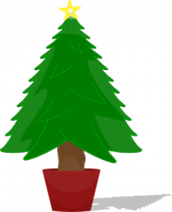 Elkbuntu Glossy Christmas Tree Clip Art at Clker.com - vector clip ...