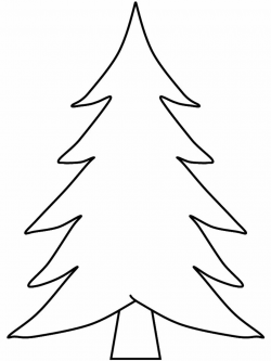 Pix For > Blank Christmas Tree Coloring | Arts and Crafts ...