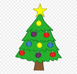 Christmas Tree Clip Art At Clker Vector Clip Art Online, - Cute ...