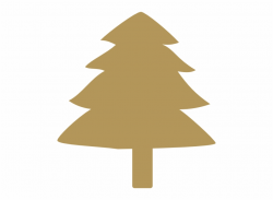 Christmas Tree Gold Clipart Free PNG Images & Clipart Download ...