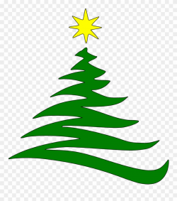 Green Christmas Tree Outline Clipart Free Clip Art - Green Christmas ...