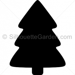 Simple Christmas Tree Silhouette