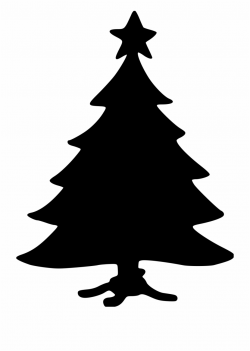 Christmas-tree2 File Size - Silhouette Christmas Tree Clipart ...