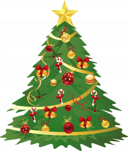 Tree - Christmas - Christmas Tree Clipart Transparent Background ...