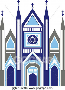 Vector Art - Cathedral. EPS clipart gg68195596 - GoGraph