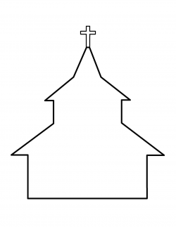 Church Line Drawing | Free download best Church Line Drawing ...