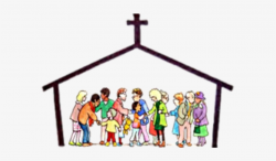 Church Clipart Community - Family Mass Transparent PNG - 600x400 ...