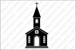 Church SVG files for Silhouette and Cricut.