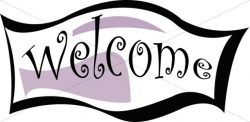 Welcome Banner | Church Activity Clipart