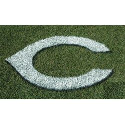 Cincinnati Reds Authentic Lawn Logo Stencil - FindGift.com