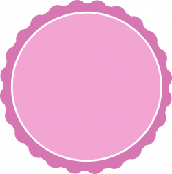 Circle Border Clipart Pink - Clip Art Library