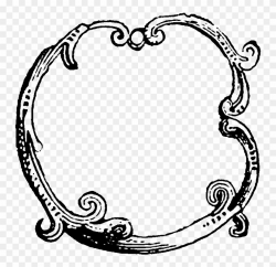 Digital Decorative Circle Frame Image Downloads - Black Design ...