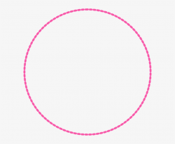 Dotted Circle Png - Circle Border Clipart Pink - Free Transparent ...