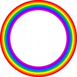 Rainbow Full Circle Clip Art - Sweet Clip Art