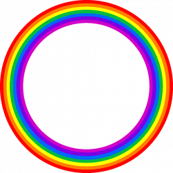 Full Circle Rainbow - Free Clip Art
