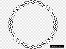 Rope Border Circle Clip art, Icon and SVG - SVG Clipart