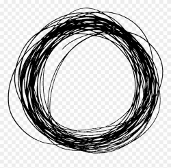 Free Circle Drawing - Transparent Background Scribbles Png Clipart ...