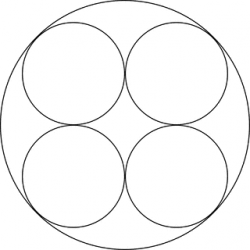 4 Smaller Circles In A Larger Circle | ClipArt ETC