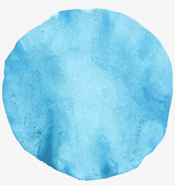 Watercolor Circle Png Clip Art Transparent Stock - Blue Watercolor ...