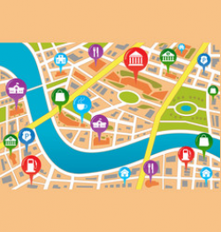 City Clipart Map Vector Images (over 160)