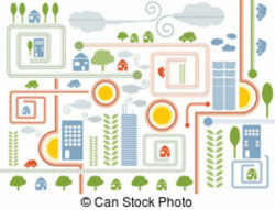 City map Stock Illustration Images. 92,980 City map ...
