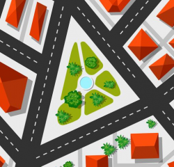 Top view city map - Download Free Vectors, Clipart Graphics ...