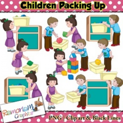 Classroom Tidy Up Clip art