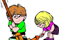 Kids Clean Up Clipart
