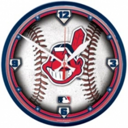 Cleveland Indians Round Wall Clock