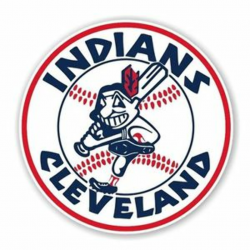 Details about Cleveland Indians Mascot Round Decal / Sticker Die cut