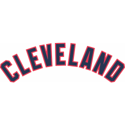 Cleveland Indians Script Logo Light Iron-on Stickers (Heat ...