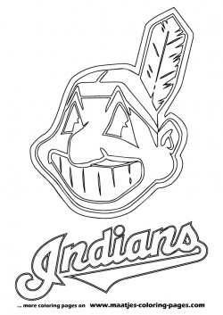Cleveland Indians Logo Coloring Pages | Cleveland indians ...