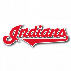Cleveland Indians Text Logo transparent PNG - StickPNG