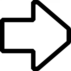 Right Outline Arrow clip art Free vector in Open office ...