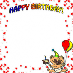 Free Birthday Borders - Happy Birthday Border Clip Art