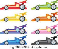 Race Car Clip Art - Royalty Free - GoGraph