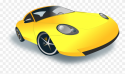 Car Clipart Clipart Yellow Car - Sport Cars Clip Art - Png ...